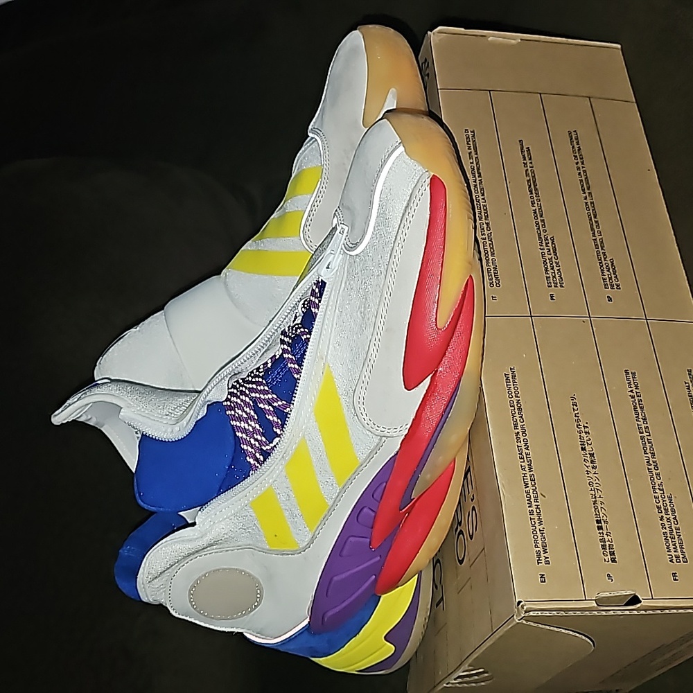 Adidas Pharrell x Crazy BYW 0 To 60 BOS 'White Multi-Color'